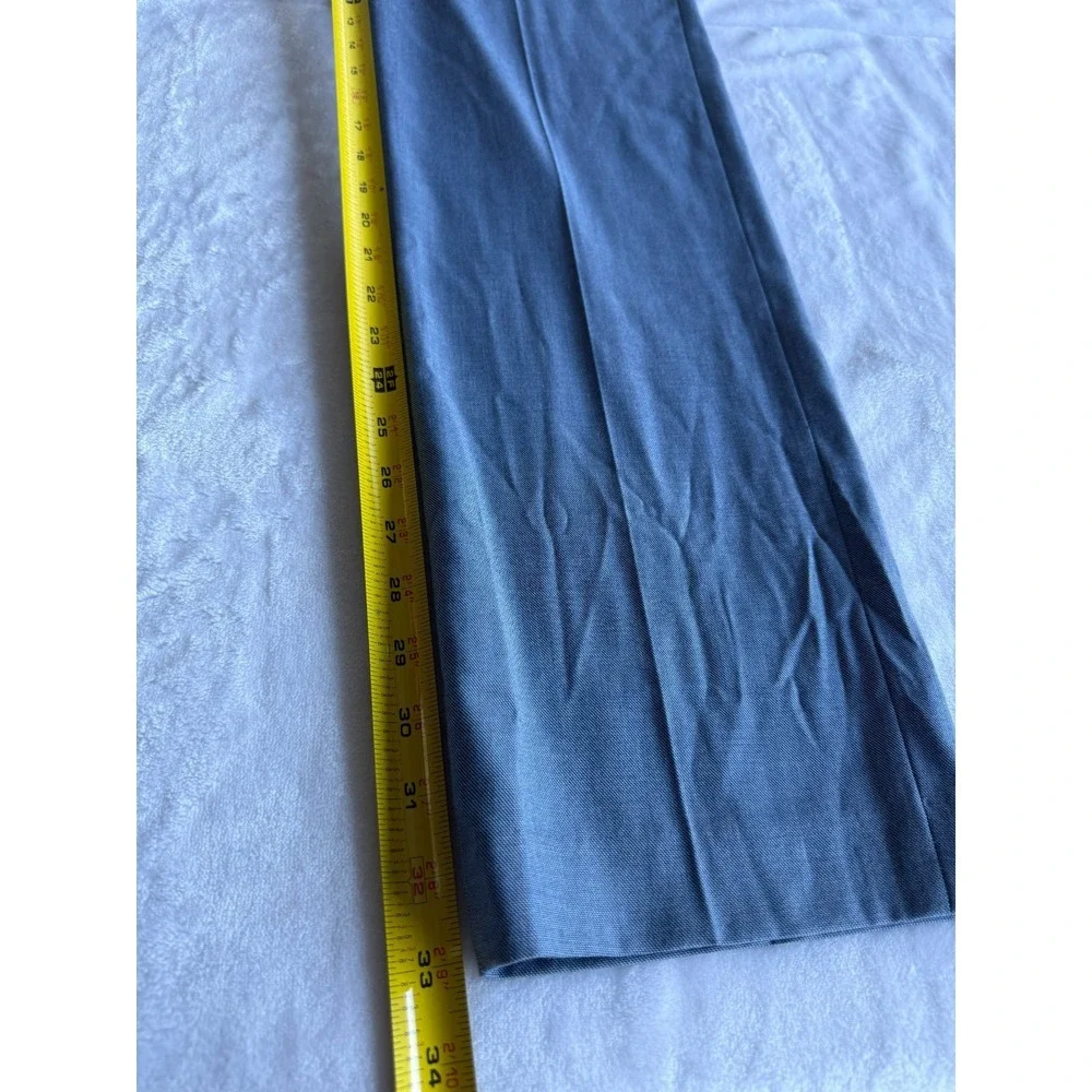Calvin‎ Klein Jerome Dress Pants Mens 34x34 Slim Fit Blue Formal Corporate Core